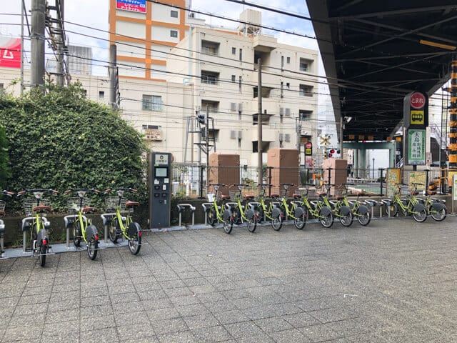 川越市自転車シェリング駐輪場