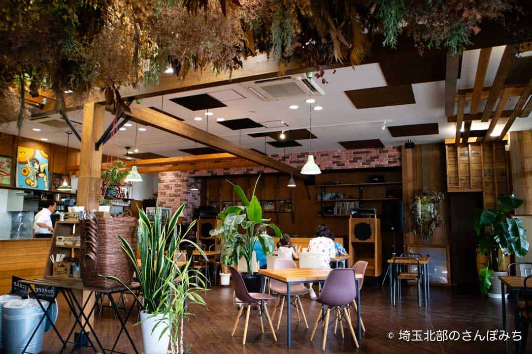 つつじが岡公園SUGAR HILL CAFEの店内