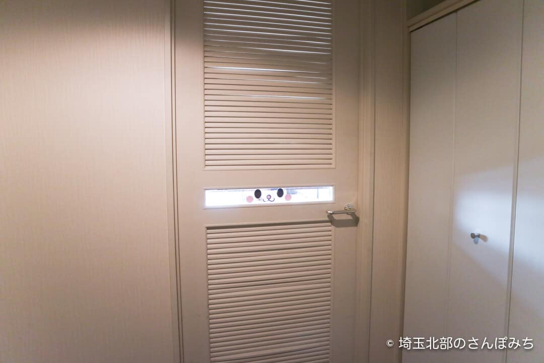 埼玉グランドホテル深谷グランドふっかちゃんルームのドア