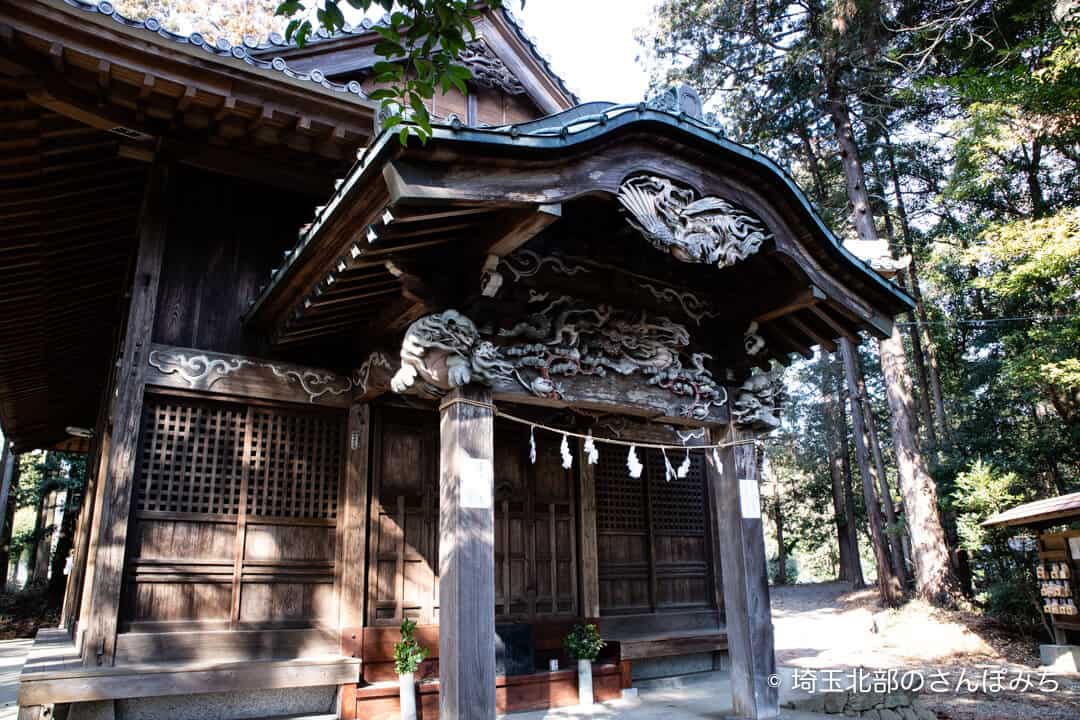 嵐山町・鎌形八幡神社の本殿