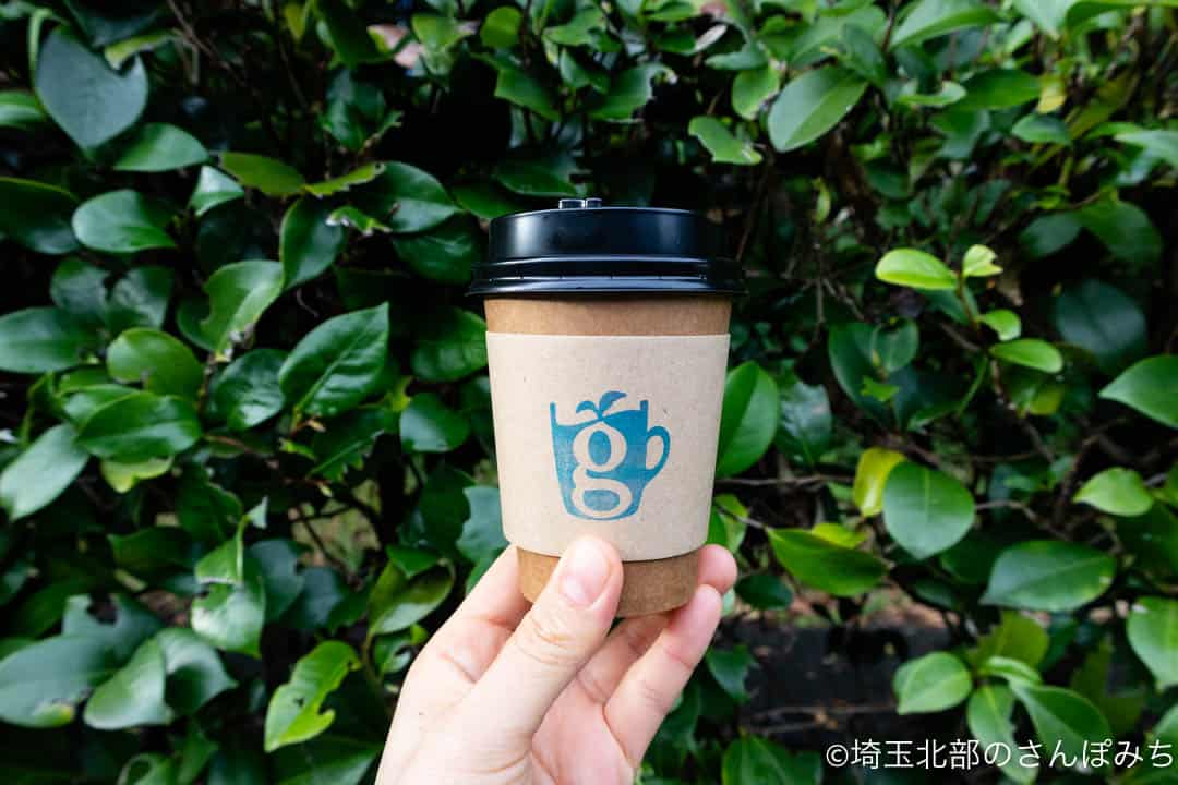 glin coffee北本店で購入したホットコーヒー