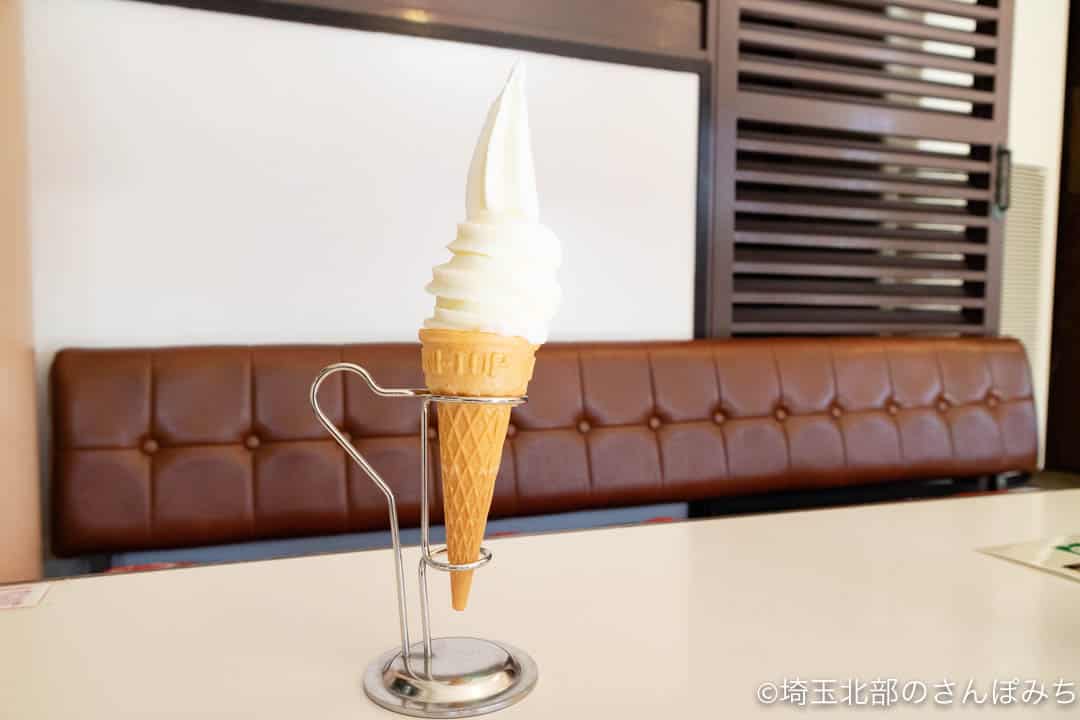 羽生・モア松屋のソフトクリーム