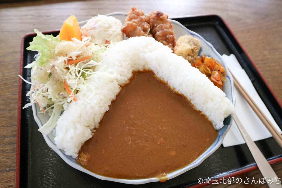 道の駅おにしの「ダムカレー」