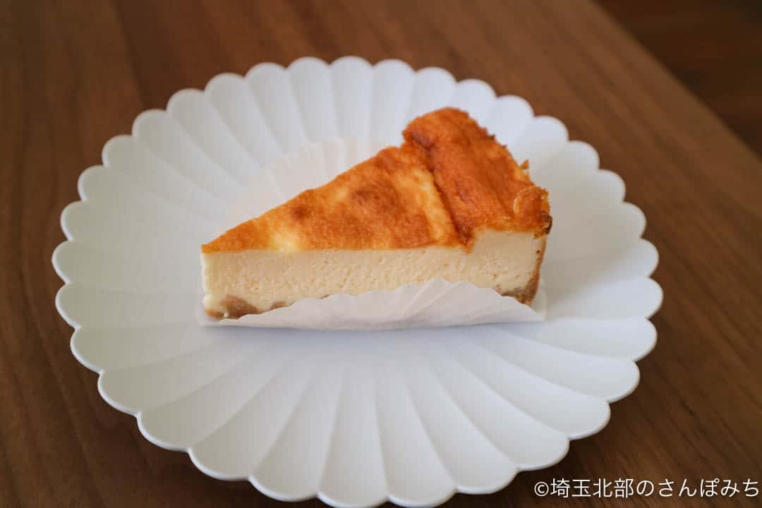 熊谷妻沼のパティスリーノートのベイクドチーズケーキ