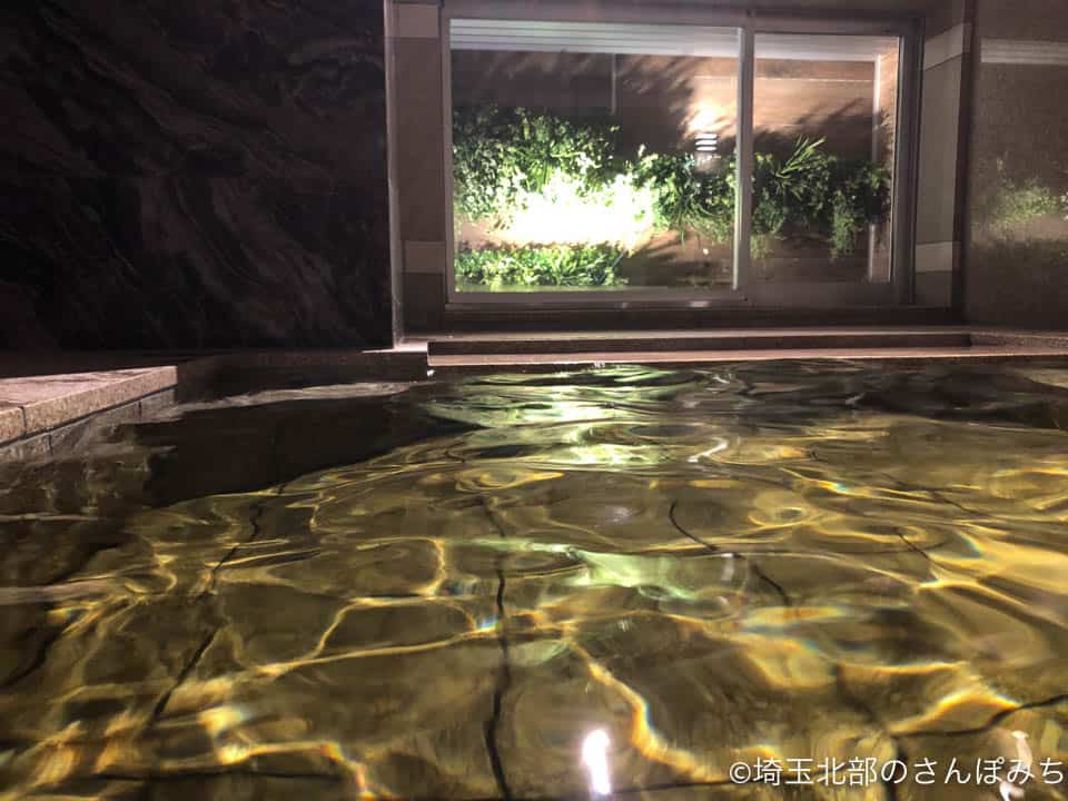 スーパーホテル春日部の天然温泉(大浴場)入浴したところ
