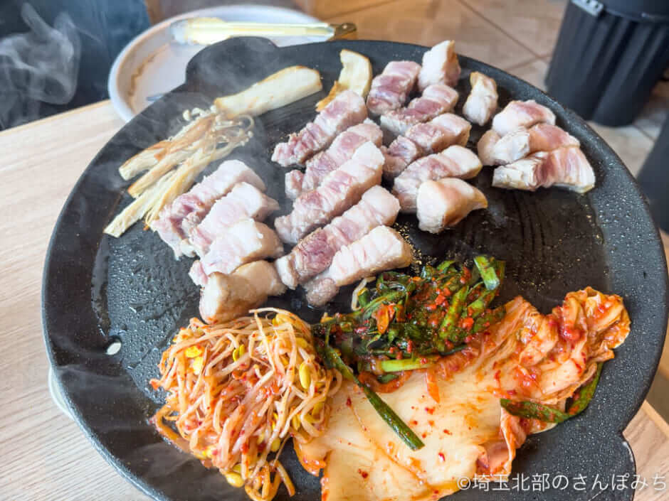 熊谷 韓国焼肉と家庭料理のkukuku ククク 本場韓国焼肉ランチを堪能 店内 メニュー紹介 埼玉北部のさんぽみち