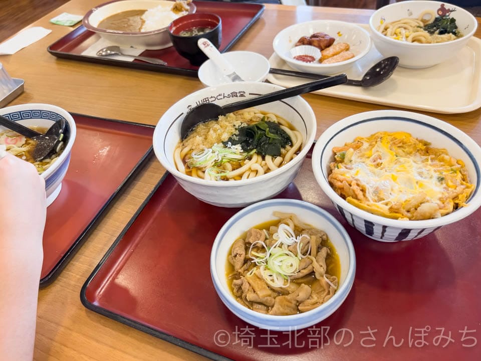 所沢・山田うどん本店でランチ