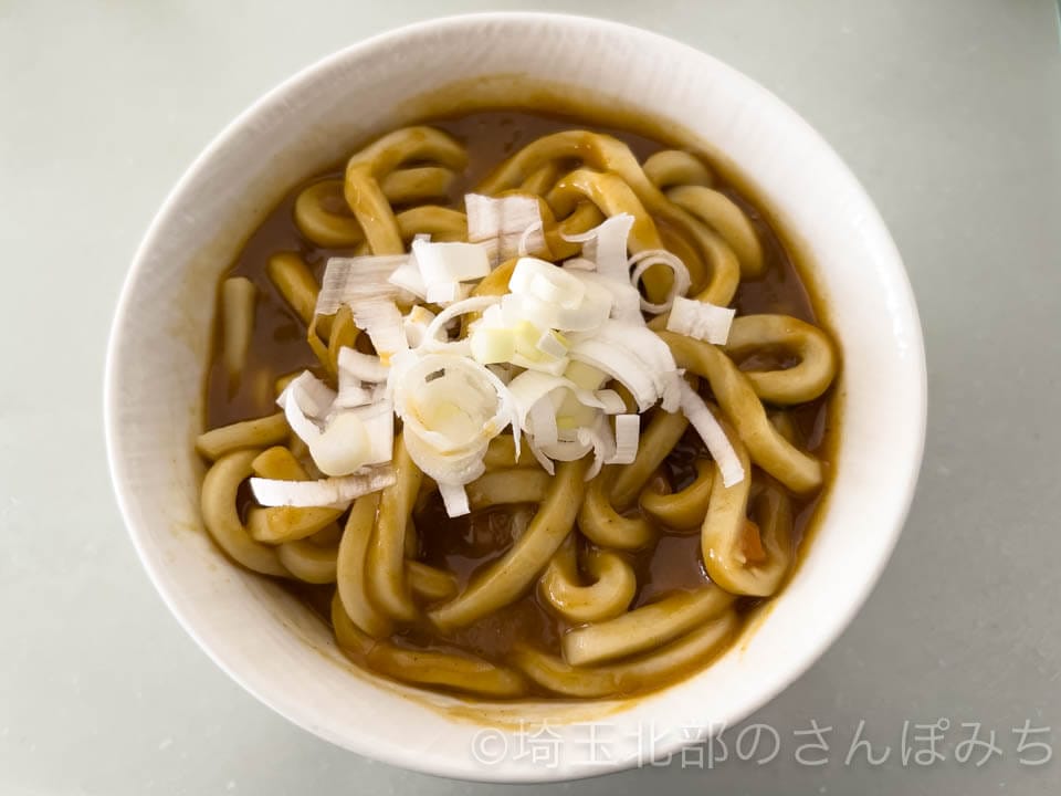 山田うどん「カレーうどん」調理