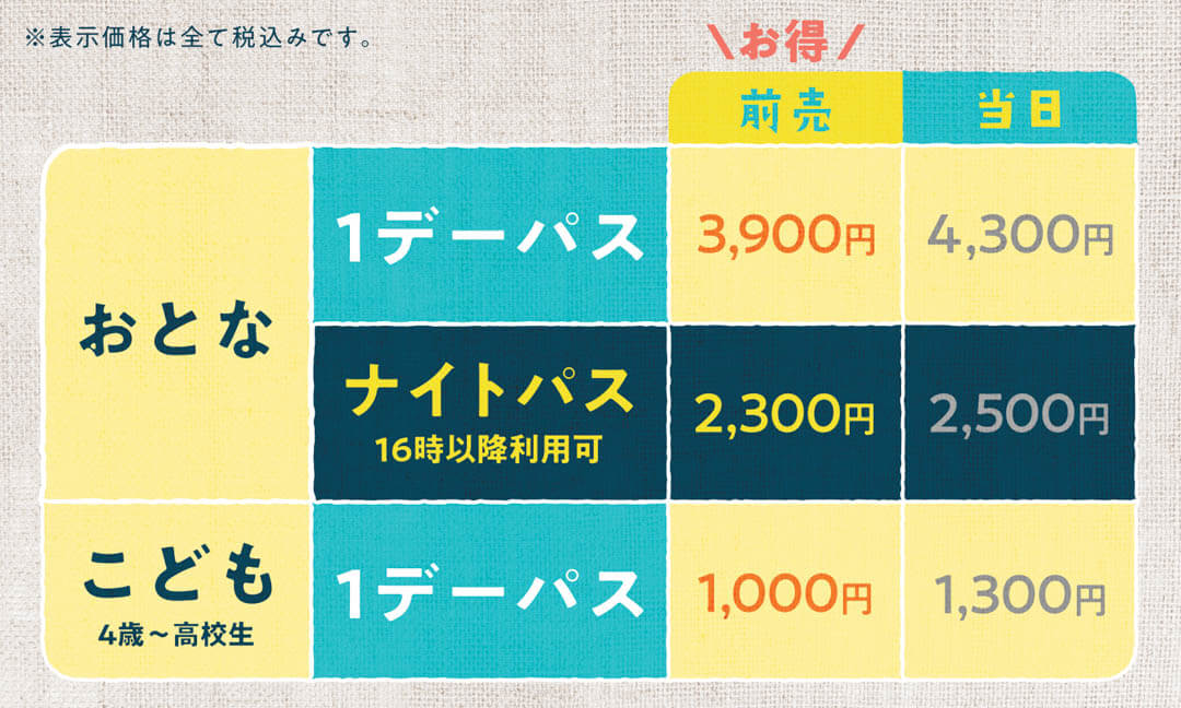 ムーミンバレーパーク埼玉県民の日2024(新料金)