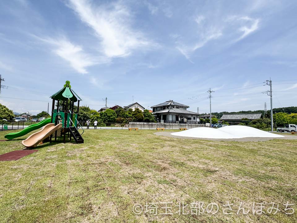 道の駅おがわまち 子ども遊具とふわふわドーム
