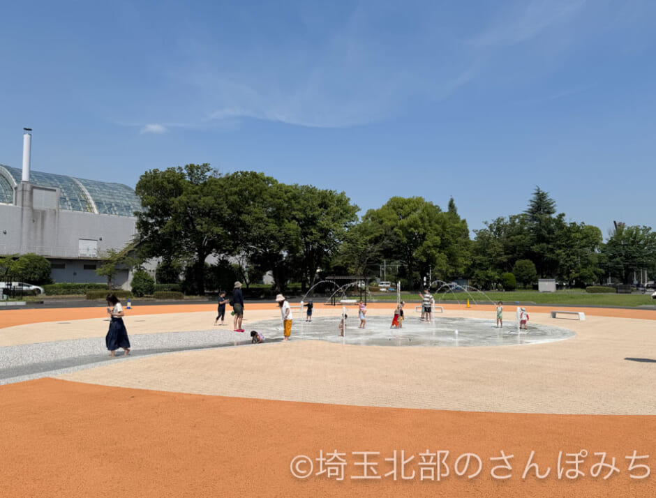 熊谷さくら運動公園じゃぶじゃぶ池全体