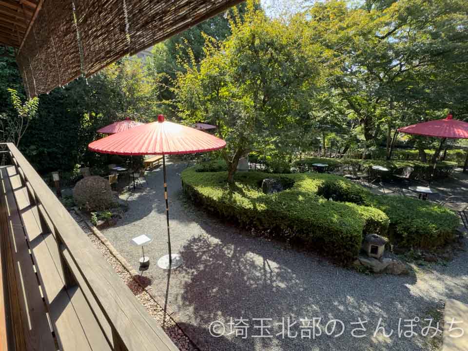 熊谷市・星溪園ガーデンカフェテラス(建物から撮影)