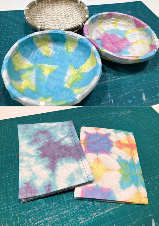 道の駅おがわまち「和紙体験作品」