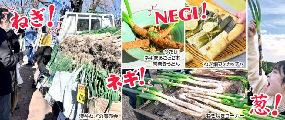 道の駅おがわまち「深谷ねぎ⼤収穫祭開催」