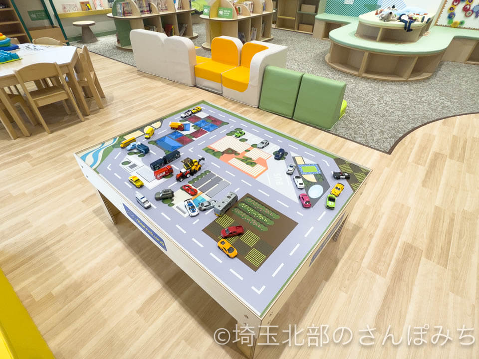 熊谷市・くまキッズこども館ボーネルンド車のおもちゃ